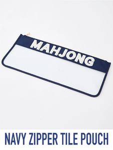 Mah Jong TILE ZIPPER POUCH