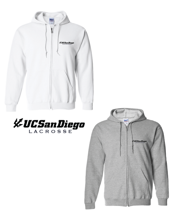 UCSD WLAX FULL ZIP HOODIE