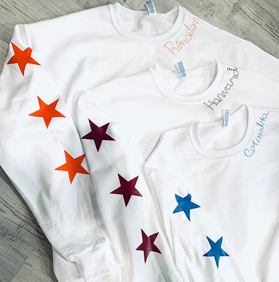 AWH EMBROIDERED STARRY CREW