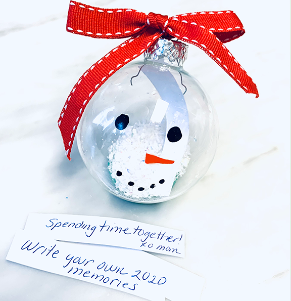 WAS - AWH Snowman Memory Ornament