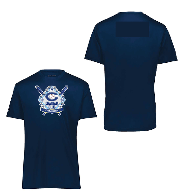 BLUE 22 WICKING TEE for FANS